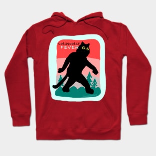 CATSQUATCH FEVER bae cute chibi bigfoot sasquatch squatch cat Hoodie